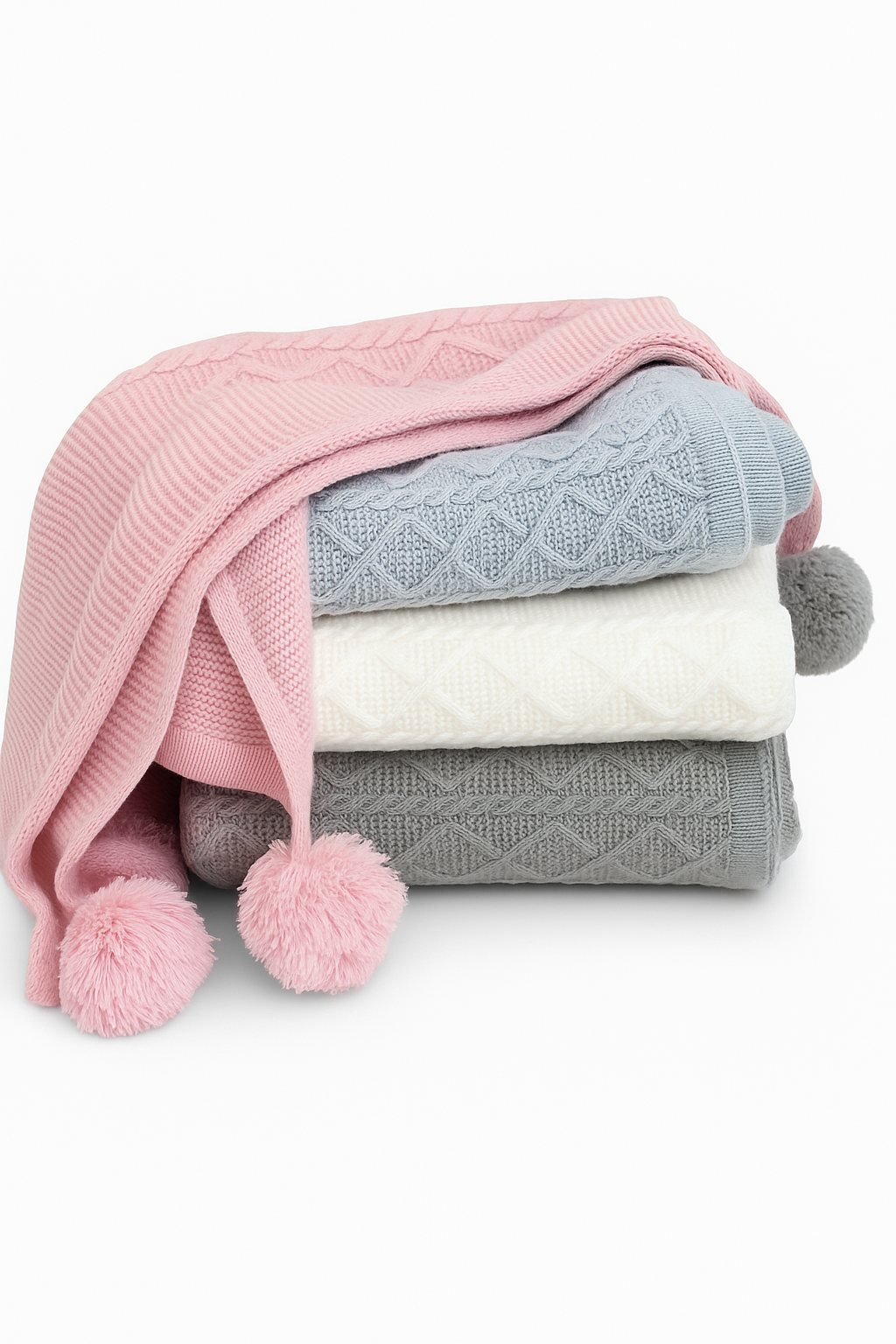 Cobijas para bebé en diferentes colores